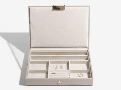 Siva kutija za nakit Jednostavna kutija za nakit