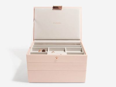 Set 3 kutije za nakit u rozoj boji Prekrasna kutija za nakit