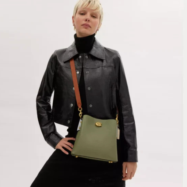 Coach Willow Bucket Multi moss