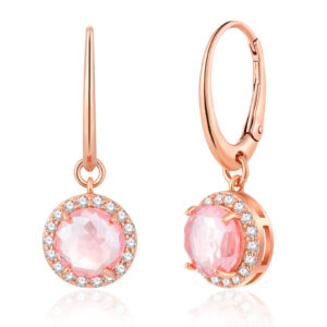 naušnice s kristalima retro